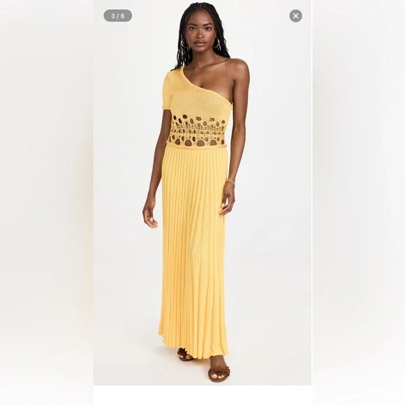 christopher esber one shoulder dress Christopher Esber Calero One Shoulder Dress in BLACK